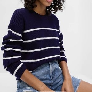 【GAP】Stripe Crewneck Sweater